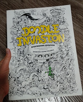 Отдается в дар Раскраска для взрослых «Doodle invasion»