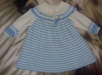 Отдается в дар Теплое платье на малышку 9-12 месяцев