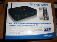 Отдается в дар ADSL роутер TRENDnet TEW-435BRM