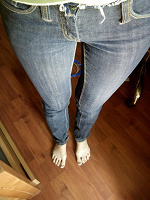 Отдается в дар Синие джинсы 42 размер