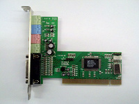Отдается в дар Звуковая карта PCI + Video PCI