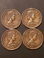 Отдается в дар Копия монеты — жетон монетовидный