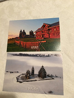 Отдается в дар 2 открытки с острова Кижи