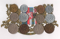 Отдается в дар монеты Чехословакии