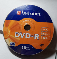 Отдается в дар 10 болванок DVD-R