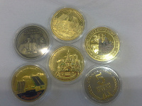 Отдается в дар Сувенирные монеты Санкт-Петербурга