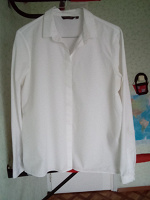 Отдается в дар Белая рубашка «Massimo Dutti»
