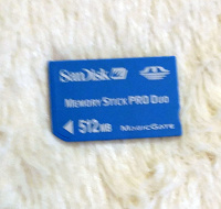 Отдается в дар Карта памяти SanDisk 512Mb