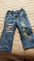 Отдается в дар Штанишки джинсовые на три года(до 100см)