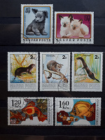 Отдается в дар Фауна. Почтовые марки Венгрии и Чехословакии.