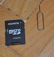 Отдается в дар MicroSD адаптер и «вытаскивался» симки