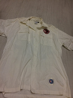 Отдается в дар Белая модная рубашка от брата 100% cotton