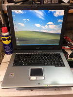 Отдается в дар Ноутбук Acer Aspire 2350