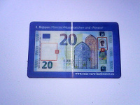Отдается в дар Карточка от Центрального банка Германии