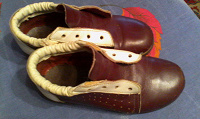 Отдается в дар Коричневые ботинки, натуральная кожа, по подошве — 18 см Передариваю.