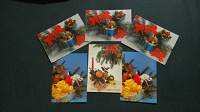 Отдается в дар Новогодние открытки 1997г.