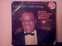 Отдается в дар Виниловая пластинка Gene Morgan presents Louis Armstrong