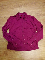 Отдается в дар Блузка-рубашка цикломенового цвета