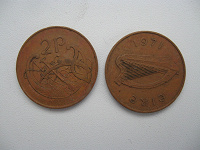 Отдается в дар 2 пенса Ирландия 1971 г.