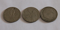 Отдается в дар Три монеты — 1 рубль