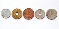 Отдается в дар монеты Японии