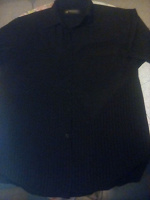 Отдается в дар Рубашка мужская черная