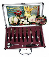 Отдается в дар Carving set 14 ps. / Набор для декоративного вырезания из овощей и фруктов