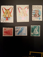 Отдается в дар Почтовые марки разные
