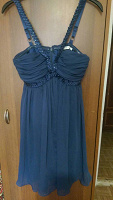 Отдается в дар Коктейльное синее платье new look 12-14 размера
