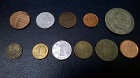 Отдается в дар 11 монет — единичек