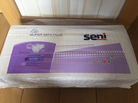 Отдается в дар Памперсы Super Seni Plus Размер S, 3 упаковки по 30 штук