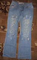 Отдается в дар Летние джинсы — «драные»