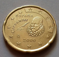 Отдается в дар Евроценты Испании 2000 года