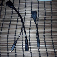 Отдается в дар Два USB-кабеля