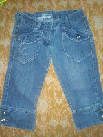 Отдается в дар Летние джинсовые штаны-шорты (38-40)