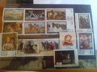 Отдается в дар Почтовые марки «Искусство»