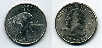 Монета США.