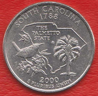Отдается в дар Монета США Южная Каролина 2