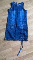 Отдается в дар джинсовый сарафан на рост 152-158 см