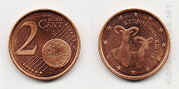 Отдается в дар Монета евроценты Кипра