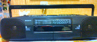 Отдается в дар Sony 303 L — 2 кассетная магнитола