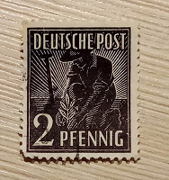 Отдается в дар Почтовые марки Германии 1947