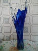 Отдается в дар Большая синяя ваза