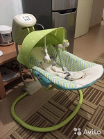 Отдается в дар качеля для малыша Детские электронные качели Happy Baby Relaxer