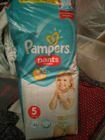 Отдается в дар Подгузники Pampers номер 5