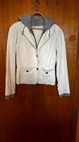 Отдается в дар Белая джинсовая куртка р42-44