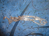 Серебряная цепочка, 55 см, мужская.