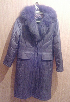 Отдается в дар Отличная зимняя длинная куртка, 48-50