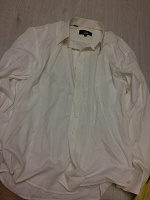 Отдается в дар Белая рубашка 50р примерно 60%cottoh