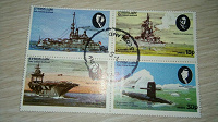 Отдается в дар Почтовые марки чужих морей